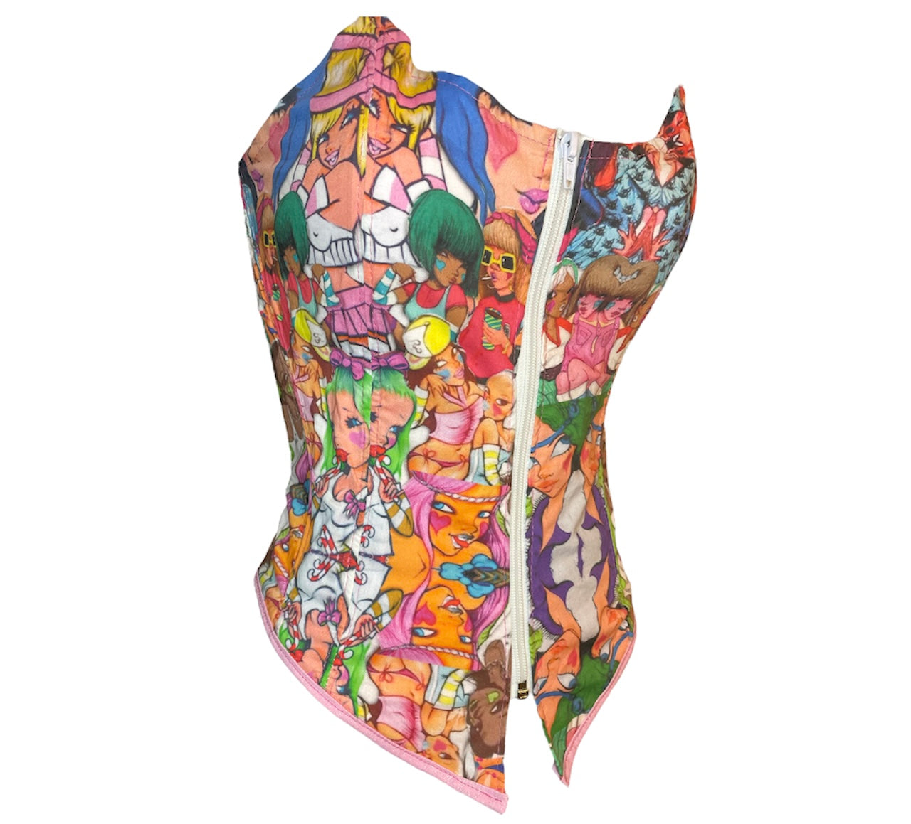 Graffiti corset