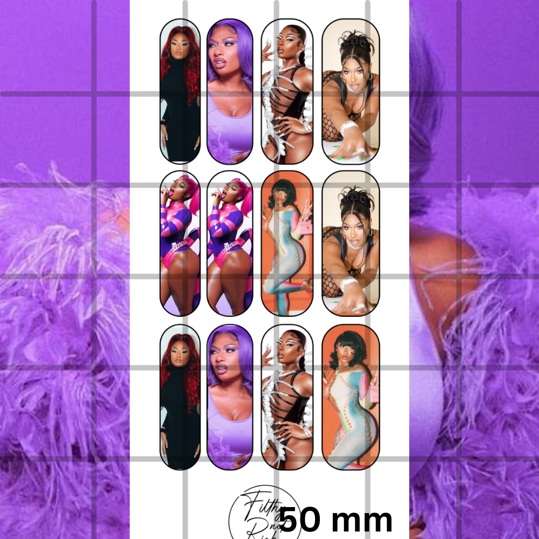 Megan Nail Decals