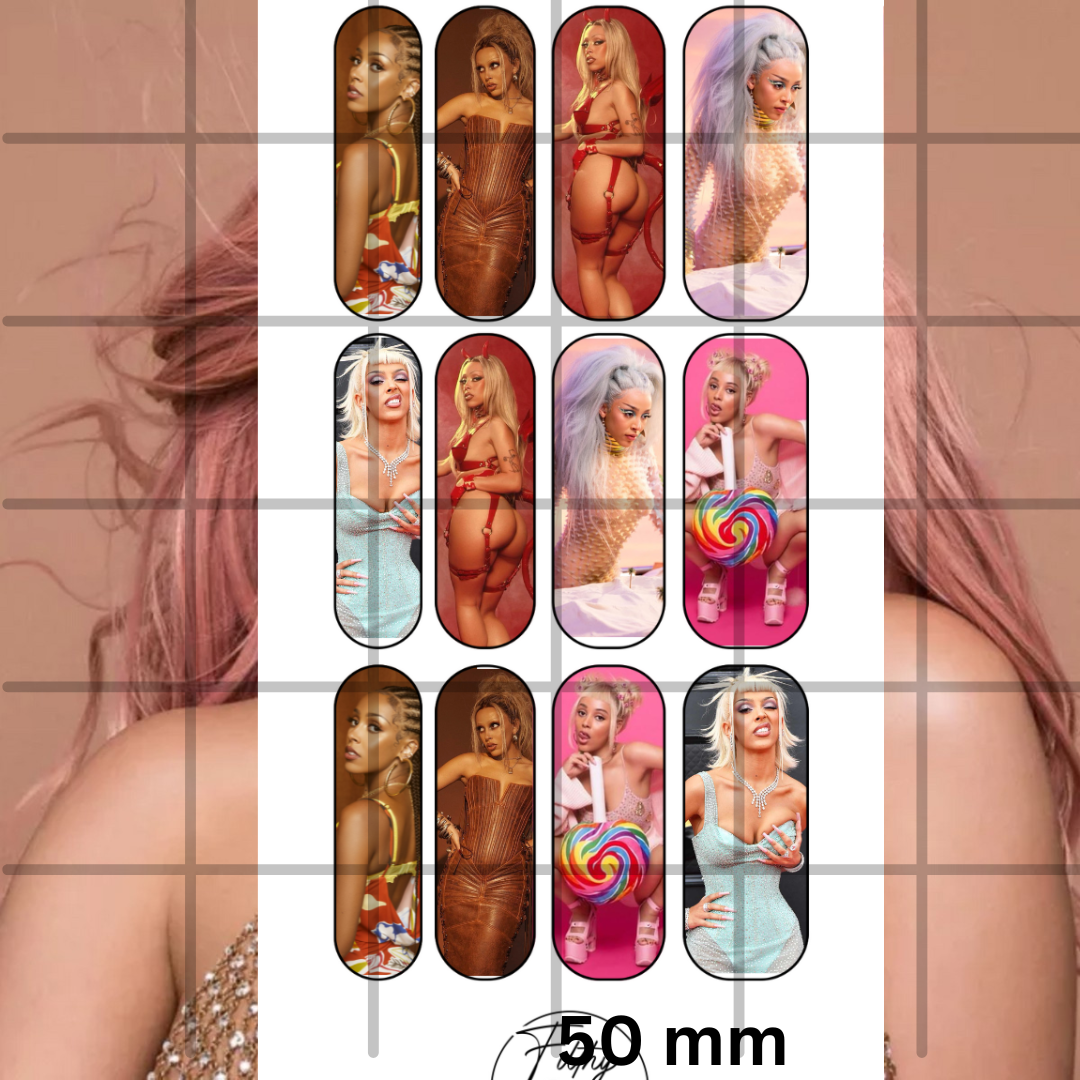 Doja Nail decals
