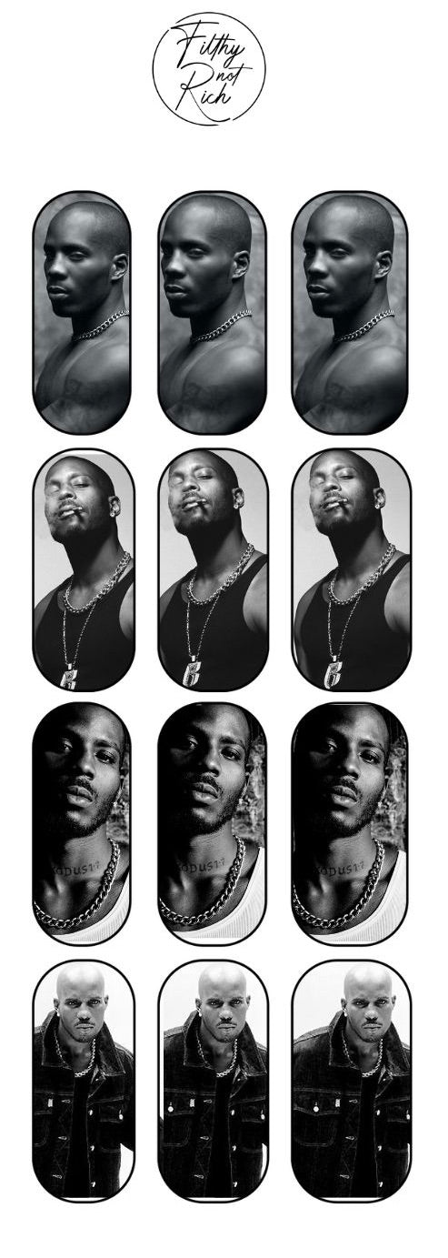 DMX nail decals