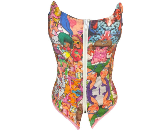 Graffiti corset